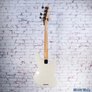 1997-1998 Fender Japan Left-Handed '62 Reissue Jazz Bass Olympic White w/HSC image 10