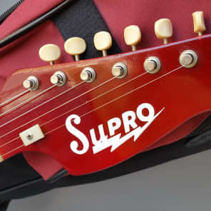 Supro Clermont 1968 Red image 4