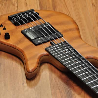 Fodera Emperor Std Limited Doctorbass Edition 6 string Ebony board 17.5mm Figured Redwood top image 14