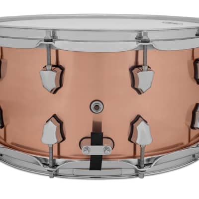 SJC Drums Armada 7x14 Copper Shell Snare Drum with Chrome Hardware