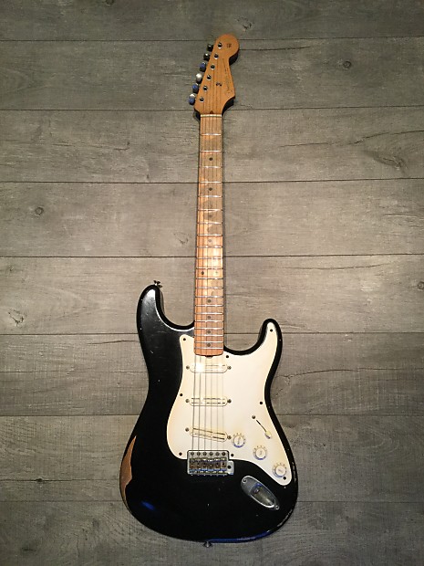 Fender Road Worn 50s Stratocaster 2009 Black | Reverb