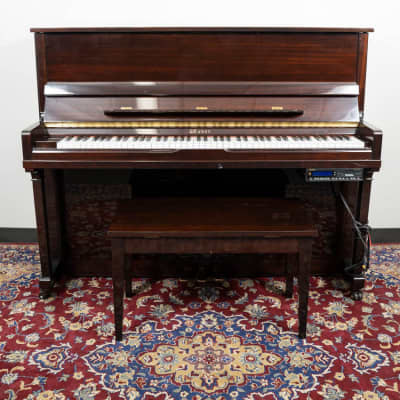 Weber W-118 Upright Piano w/ PianoDisc | Polished Dark Walnut | SN: T00020125 image 2
