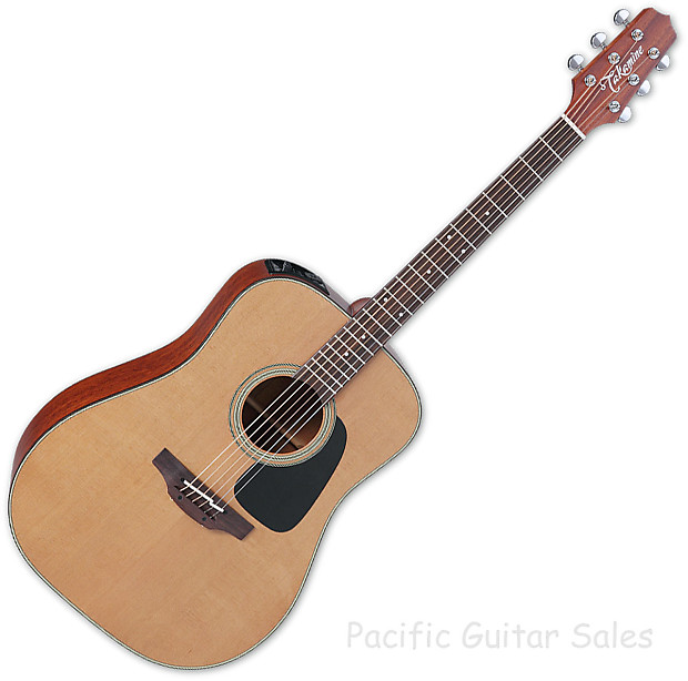 Takamine P1D Pro Series Dreadnought Acoustic-Electric Guitar Gloss/Satin Natural image 1