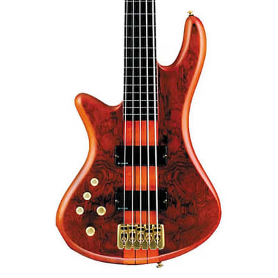 Schecter Stiletto Studio-5 5-String Left Handed Bass - Honey Satin - B-Stock image 1