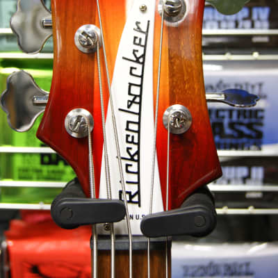 Rickenbacker 4003S 5 string bass guitar in Fireglo finish - Made in USA image 7
