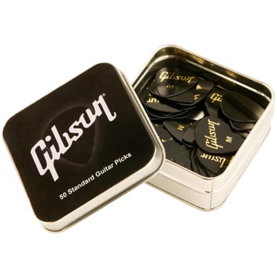 Standard Pick Tin Médium (50 pcs) Gibson for sale