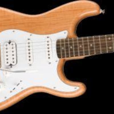 Squier by Fender Affinity HSS Stratocaster Electric Guitar Laurel Fretboard Natural image 5