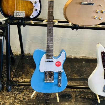 Fender Squier Telecaster Electric Guitar California Blue Like New Plays Great! image 3