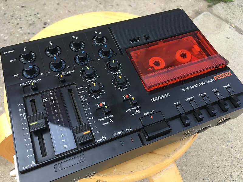 Fostex FX15 Multitrack Tape Recorder 1980s Reverb