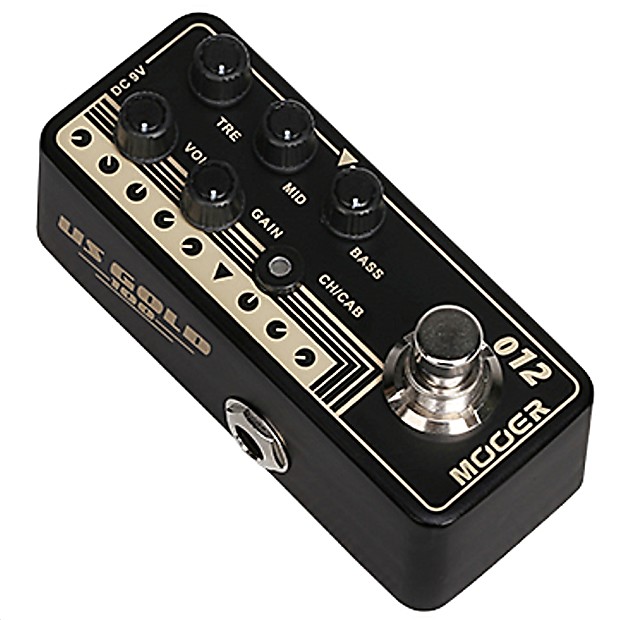 Mooer Micro Preamp 012 US Gold 100 Guitar Effects Pedal