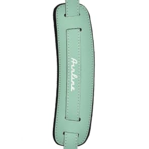 G-977 Light Sea Foam Green Embossed Floral Strap with Padded Glove Leather  Back