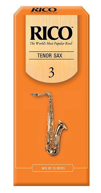 Rico RKA2530 Tenor Saxophone Reeds - Strength 3.0 (25-Pack) image 1