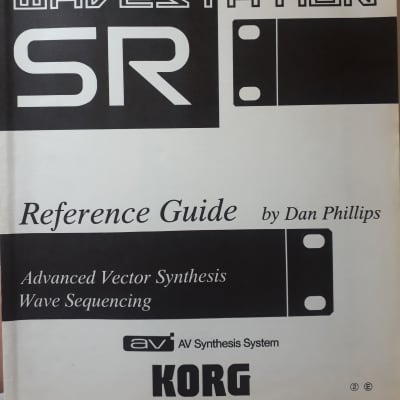 Reference Guide for Korg Wavestation SR Advanced Vector Synthesis, Wave Sequencing  1993