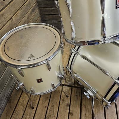 Drum Kit Vintage Premier Polychromatic Silver USED! RKPRK230523 image 5