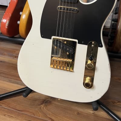MJT Allparts Partscaster Telecaster - Olympic White image 3