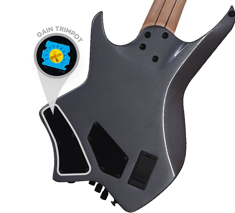 HEX Guitars / NB505 Gunmetal Gray