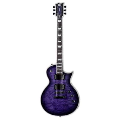 ESP LTD EC-1000 Electric Guitar - See-thru Purple Sunburst image 1