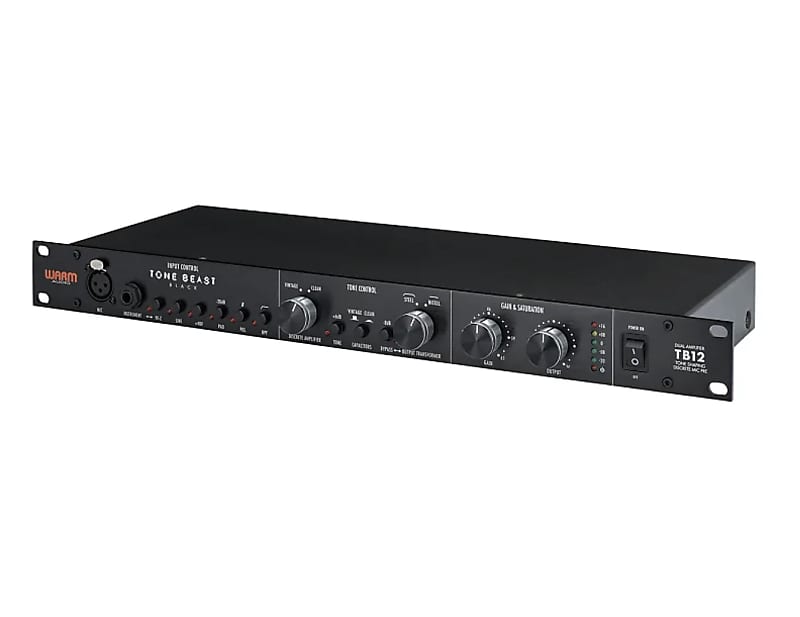 New Warm Audio TB12 Black Tone Beast - Tone Shaping Mic Pre Recording Hardware image 1