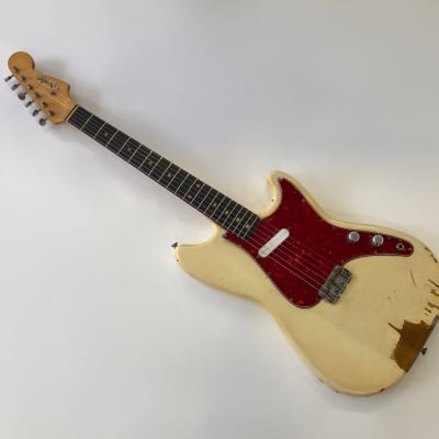 Fender Musicmaster with Rosewood Fretboard 1963 Olympic White image 7