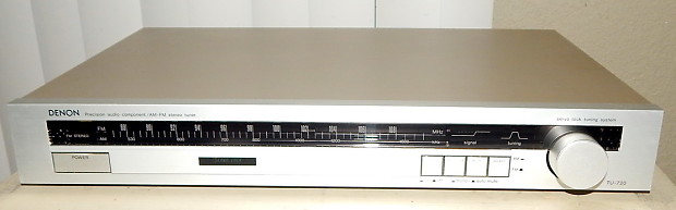 Denon TU-720 am fm stereo vintage tuner image 1
