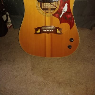 Cool Rare Vintage Montaya Dove Guitar 1970s image 8