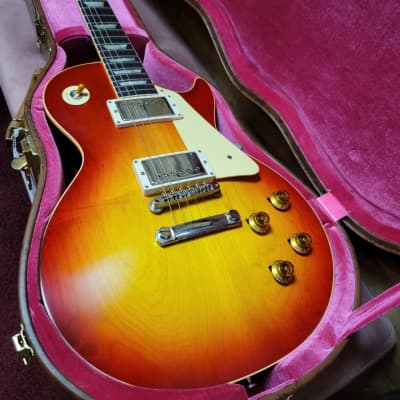 Gibson USA Custom 1958 Les Paul Standard R8 - Washed Cherry w/ Hard Case image 21