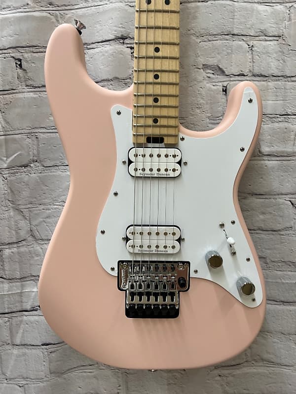 Charvel Pro-Mod So-Cal Style 1 HH FR M, Maple Neck, Satin Shell Pink  8.4LBS image 1