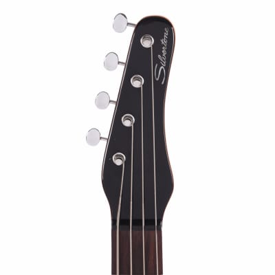 Silvertone 1444 Short Scale Bass Copper Metallic image 6