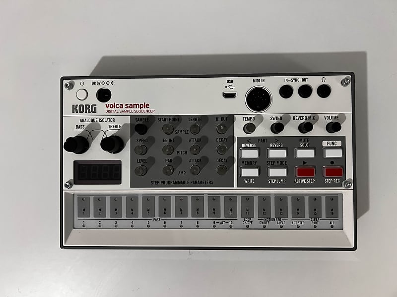 Korg Volca Sample 2 Digital Sample Sequencer 2020 - White | Reverb UK