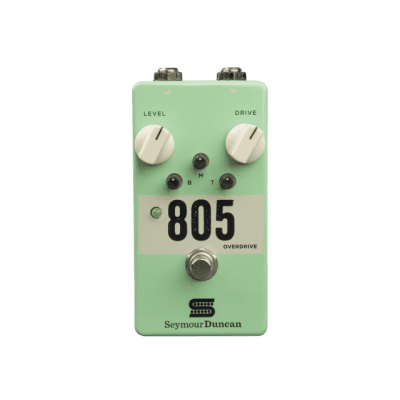 Seymour Duncan 805 Overdrive Guitar Pedal - Versatile with 3-Band Active EQ for Electric Guitars, Perfect for Blues, Country, and Rock image 1