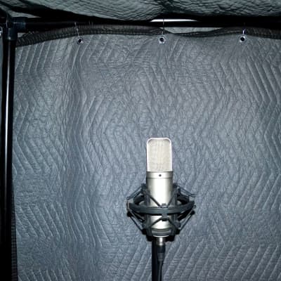 Vocal Recording Booth - SK Full Size Walk In Studio Vocal Isolation Booth with Canopy Roof for Home & Pro Studio image 9