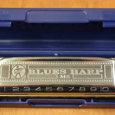 Hohner Blues Harp 532 MS 10 Hole Diatonic Harmonica - D image 1