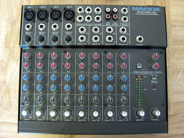 Mackie 1202 VLZ 12 Channel Mixer | Reverb Mackie 1202 VLZ 12 Channel Mixer | Reverb