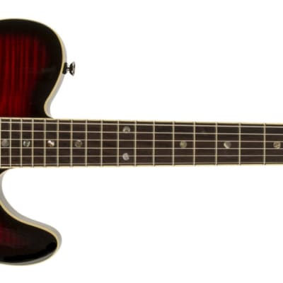 Fender Special Edition Custom Telecaster FMT HH Electric, Black Cherry Burst image 2