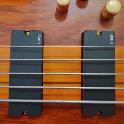Schecter Stiletto Studio-5 Active 5-String Bass 2020s - Honey Satin image 7