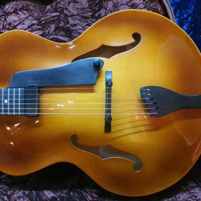 2006 American Archtop Dale Unger American Collector Spruce Maple Hollow Guitar image 4