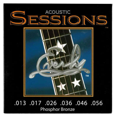 3 Sets Everly 7213 Acoustic Sessions Phosphor Bronze Medium 13-56 Strings image 2