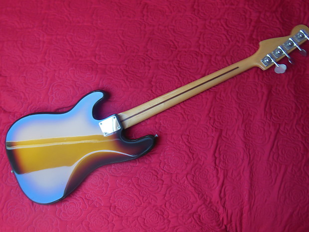 Squier by Fender, Precision Bass SPB-33, Silver Series, made in