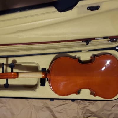 Rothenburg Stradivarius Copy Sized 4/4 violin, Germany, Vintage, with case & bow image 3