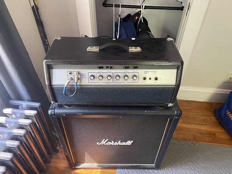 Ampeg B-25 2-Channel 55-Watt Bass Head 1968 | Reverb