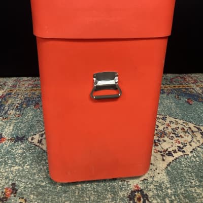 Carmine Appice's Protector Cases 3-Space Snare Case with Casters, 17.5x17.5x31.5x(29.5) - Orange image 9
