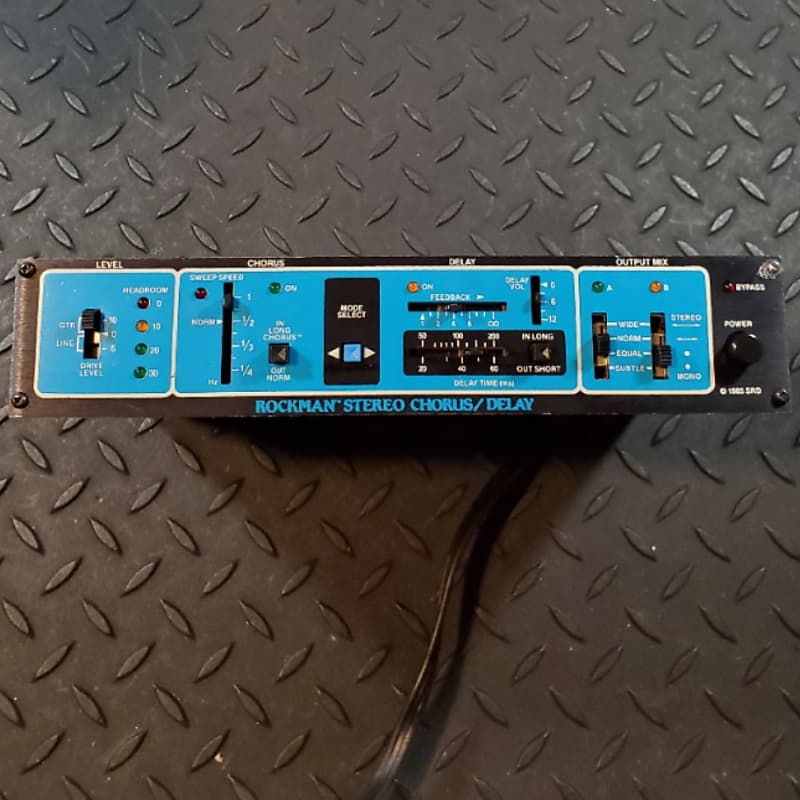 Rockman Stereo Chorus Delay Mini Rack Module 1987 Tom Scholz | Reverb