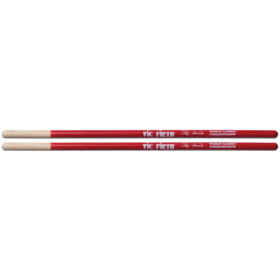 Vic Firth SAA Alex Acuna Signature Pair of Timbale Sticks Red. image 4