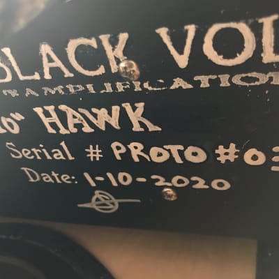 Black Volt 1x10 The Hawk 1st Run Prototype Serial #03 image 11