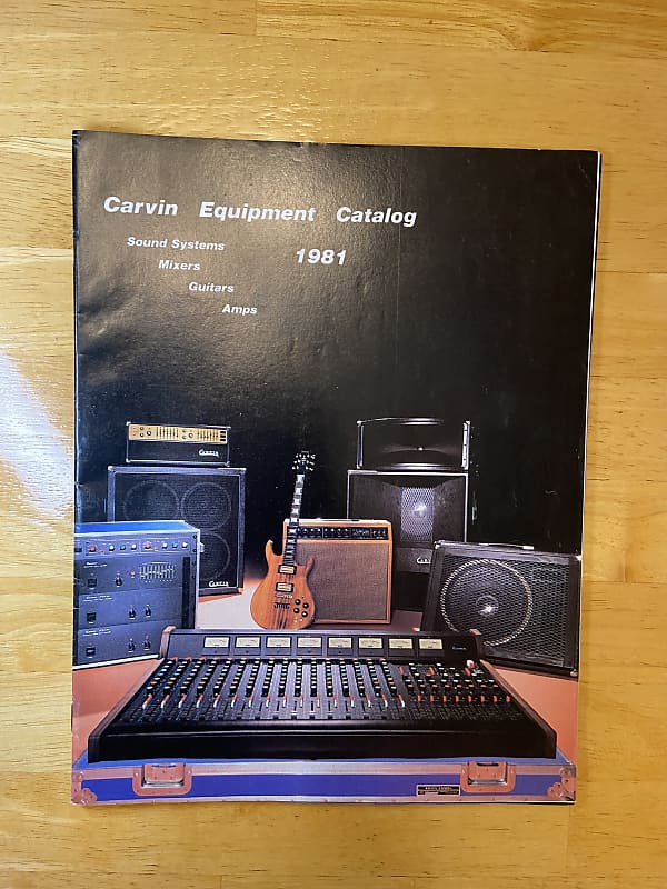 Carvin Catalog 1981 Reverb
