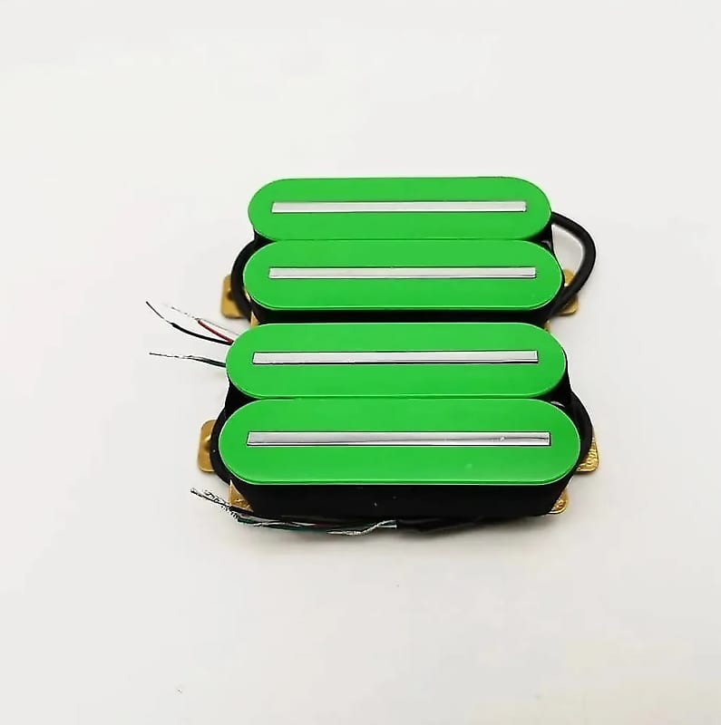 Green Double Blades Guitar Humbucker Pickups Reverb