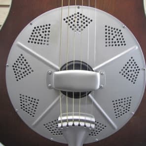 2005 National Resophonic M-2 Mahogany Resonator Guitar w/Case, Free Shipping image 3