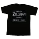 Zildjian Vintage Sign T-Shirt - Mid-20th Century Quincy, MA Factory Black - L