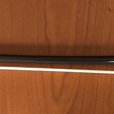 Unlabeled Braided Carbon Fiber3/4 French Bass Bow, Silver- Black Carbon image 3