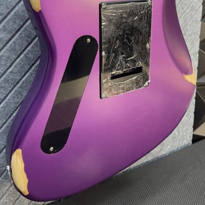 SBS Steve Brown Sound Guitars VS200 Includes Our FretWerx In USA Fret Dress and Setup! Purple Metallic image 11